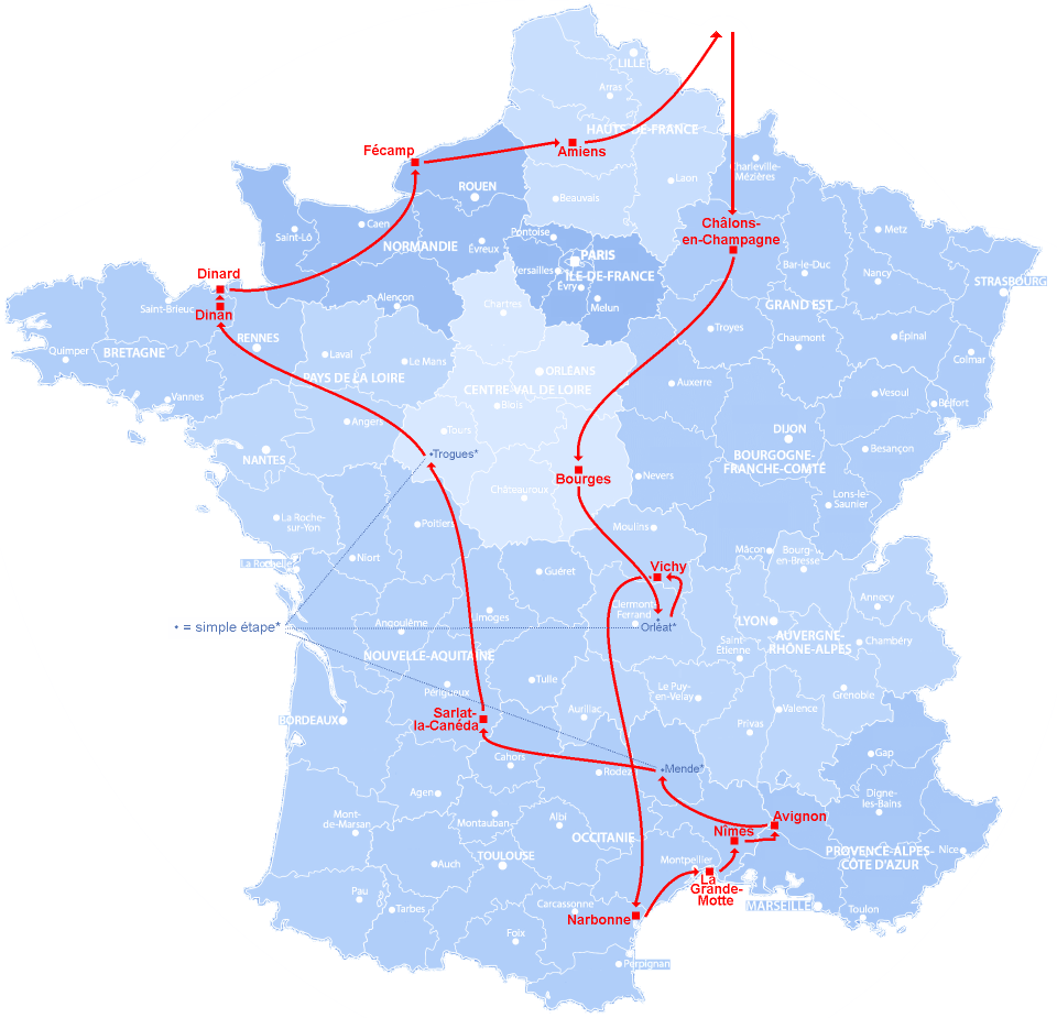 Parcours mai-juin 2021